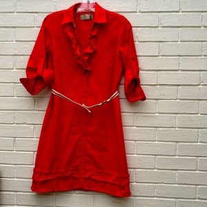 Woman’s cotton dress with belt size : US6